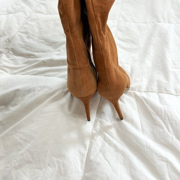 Schutz Anamaria Over the Knee Suede Boots in Wood Brown Size 8.5B EUC - Picture 8 of 8